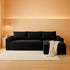 96 Inch Cloud Contemporary Sectional Sofa Charcoal-0