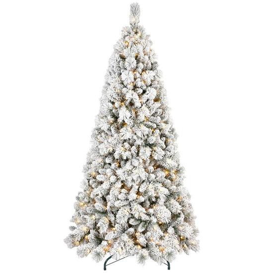 8 ft Flocked Christmas Tree