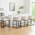 Modern Barrel Counter Height Bar Stools Set of Four-0