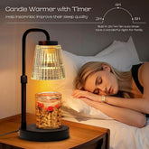 Adjustable Candle Warmer Lamp With Timer For Scented Candles-3