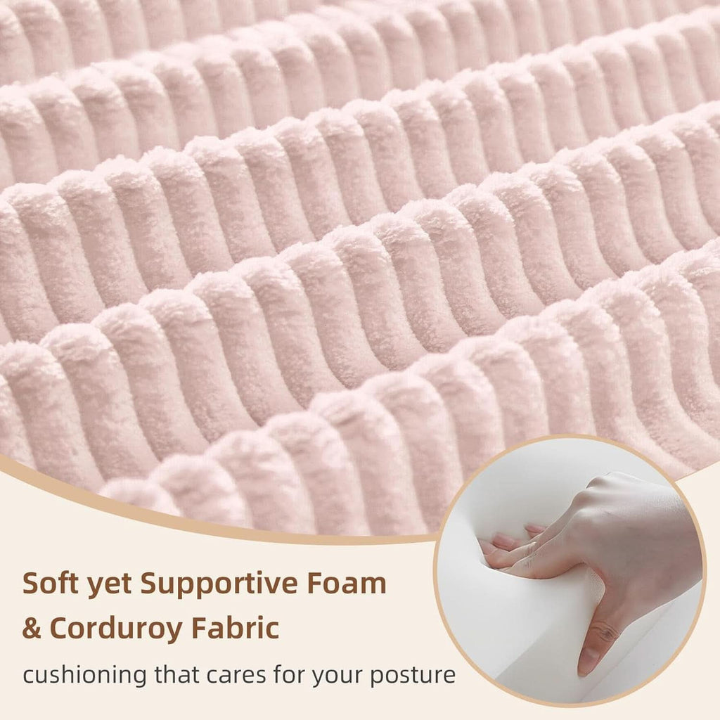 Transformable Sofa Bed QueenSize Pink Folding Frame-4