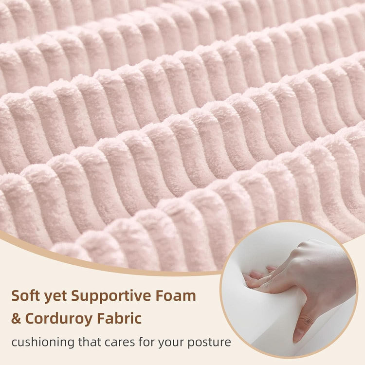Transformable Sofa Bed QueenSize Pink Folding Frame-4