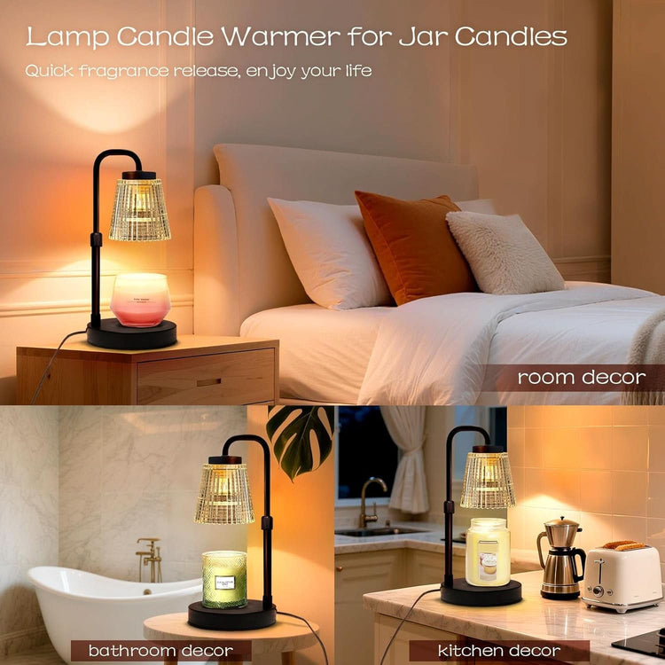 Adjustable Candle Warmer Lamp With Timer For Scented Candles-2