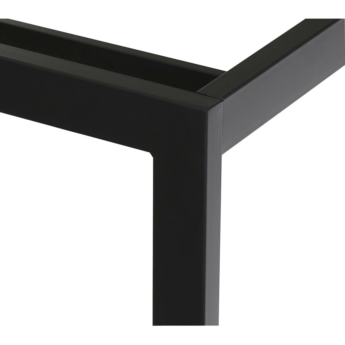 Twin size Modern Heavy Duty Black Metal Platform Bed Frame-3
