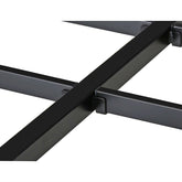 Twin size Modern Heavy Duty Black Metal Platform Bed Frame-4