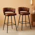 Elegant Swivel Bar Stools Set of Two 26 Inch-0