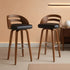 Bar Stools Set Of 2 Black Swivel For Home Bar Counter-0