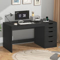 47 Inch Computer Desk With Multifunctional Storage-0