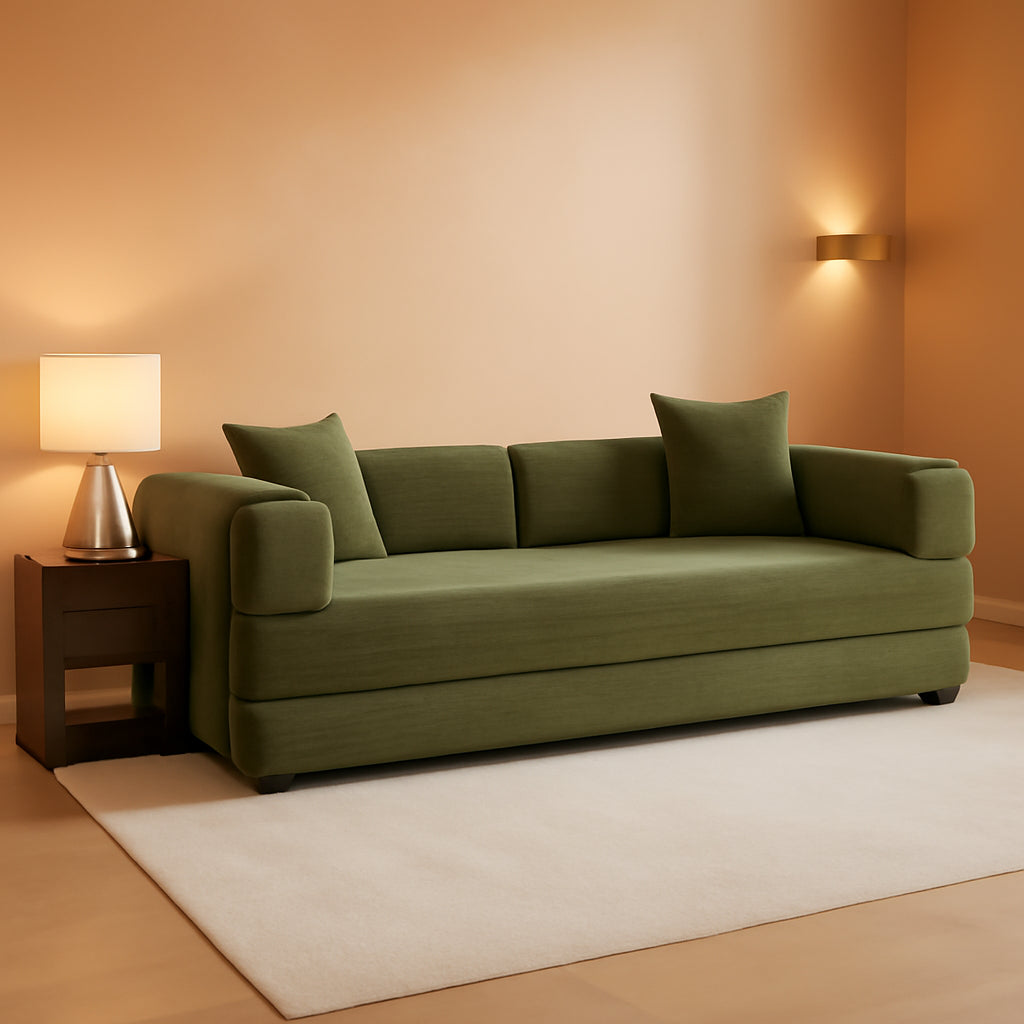 Emerald 78.8 Inches Transformable Sleeper Couch Bed-0